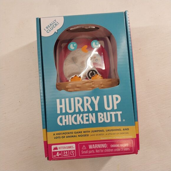 Hurry Up Chicken Butt – Fun Family & Party Game by Kitten Games Open Box - Picture 1 of 6